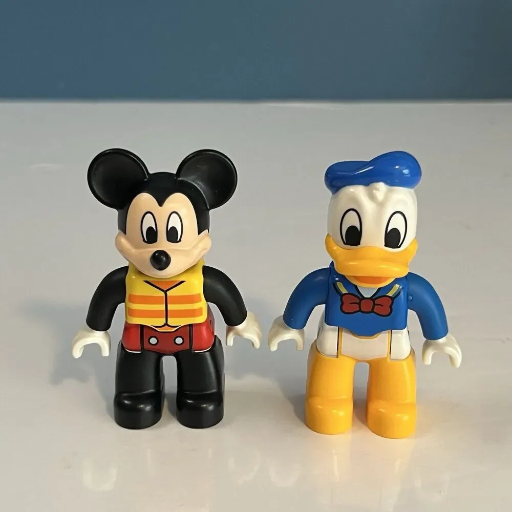 LEGO DUPLO Mickey Mouse Donald Duck Figures Disney Lot Of 2